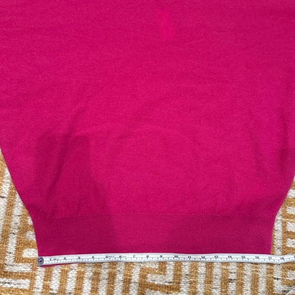 NWT Anthropologie Maeve Magenta Pink 100% Cashmere Oversized Sweater - Picture 7 of 7